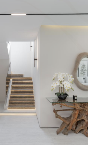 Staircase interior detail