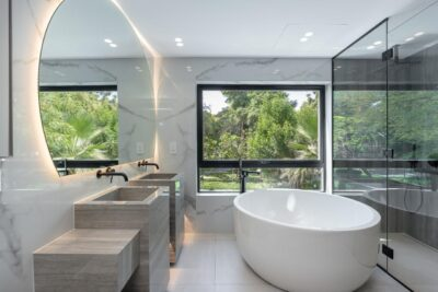 Bathroom interior detail