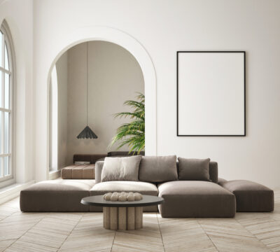 Living room interior detail